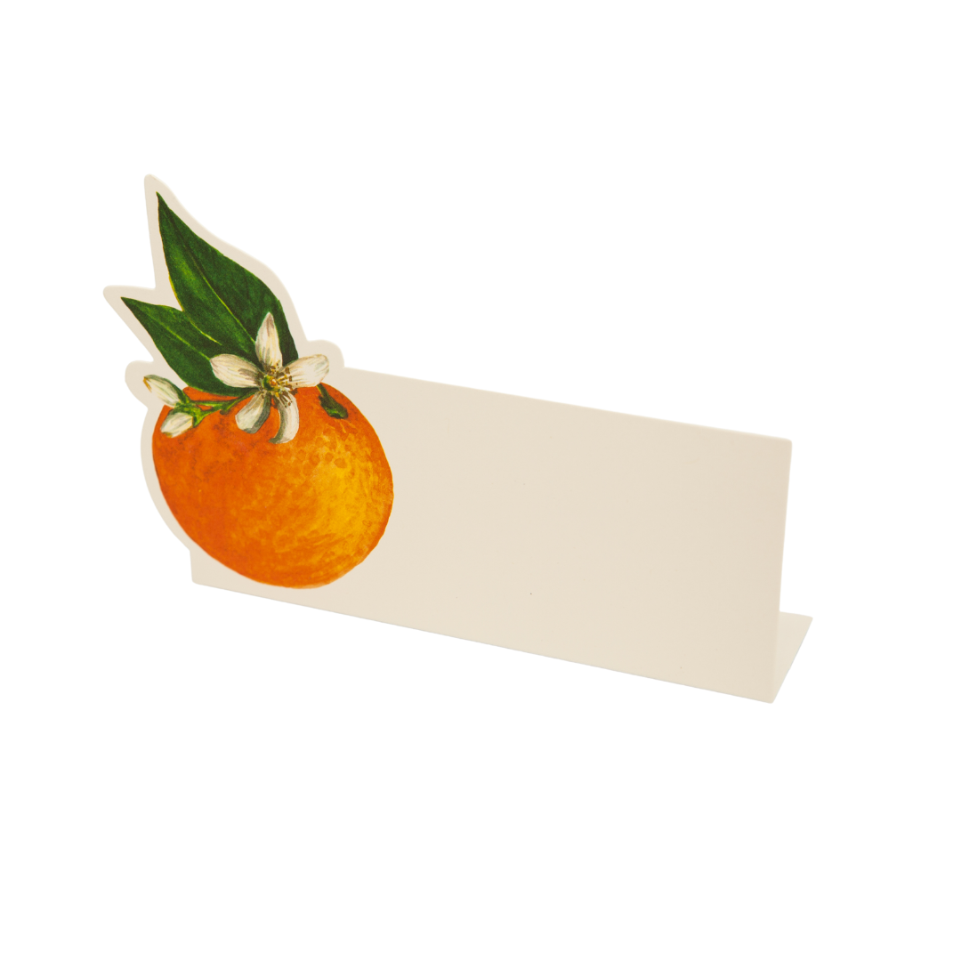 Orange Orchard Place Cards