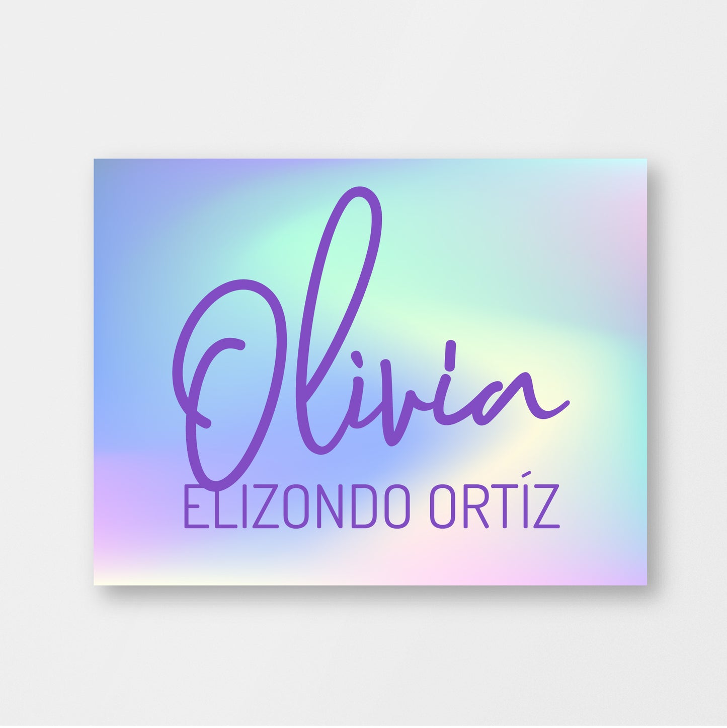 Holo Purple Stickers