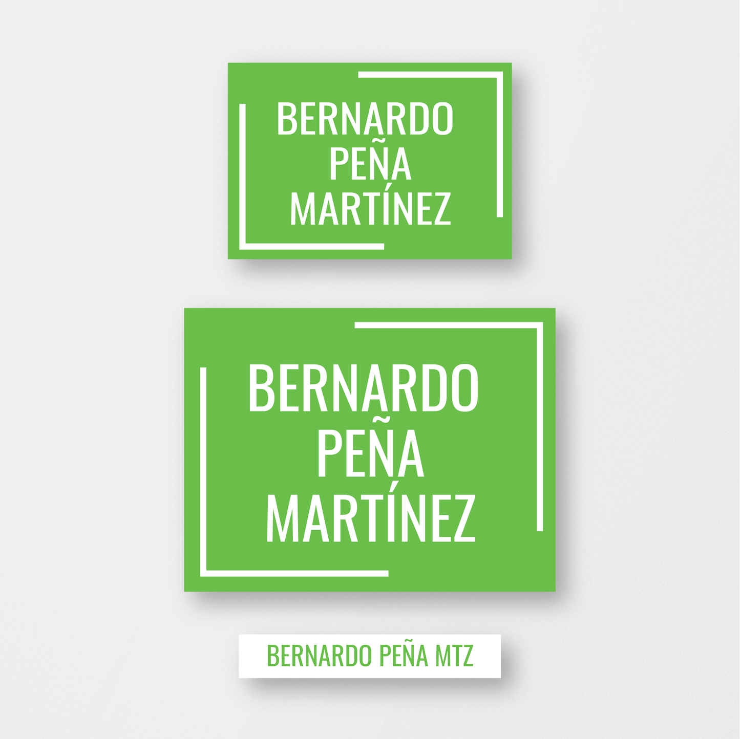 Adhesivos Verde Nueve