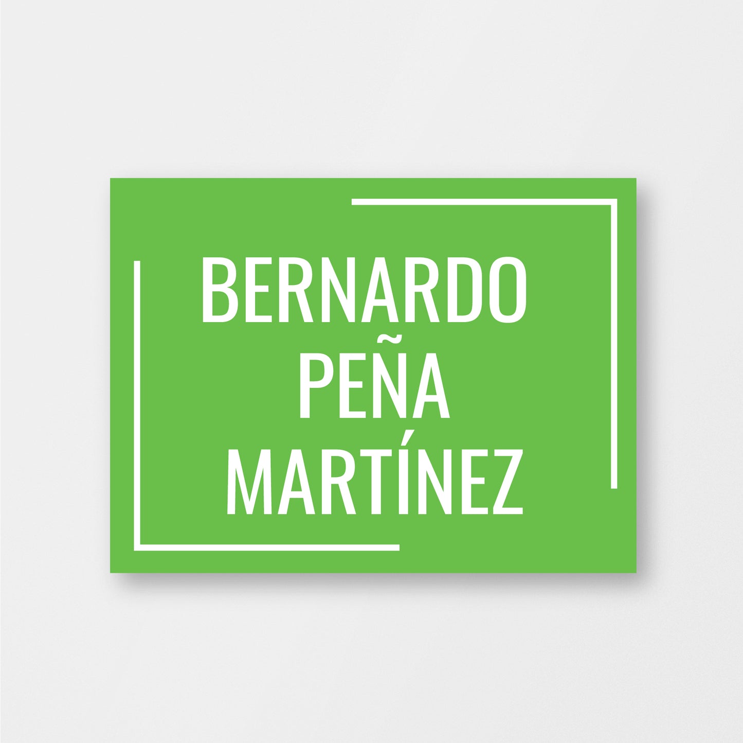 Green Nueve Stickers