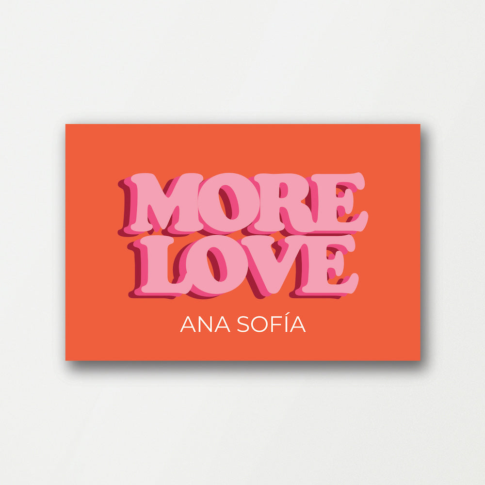 TARJETA MAS AMOR
