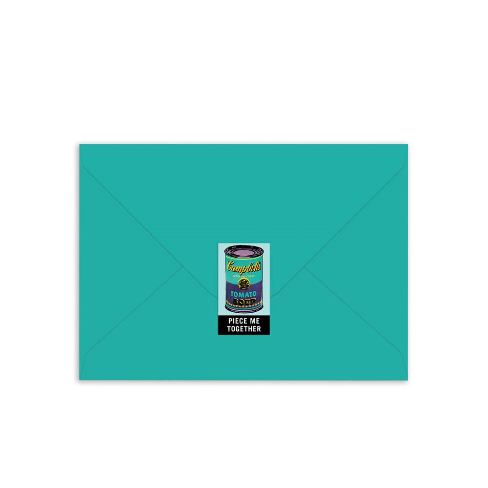 Tarjeta de Rompecabezas Soup Can Andy Warhol