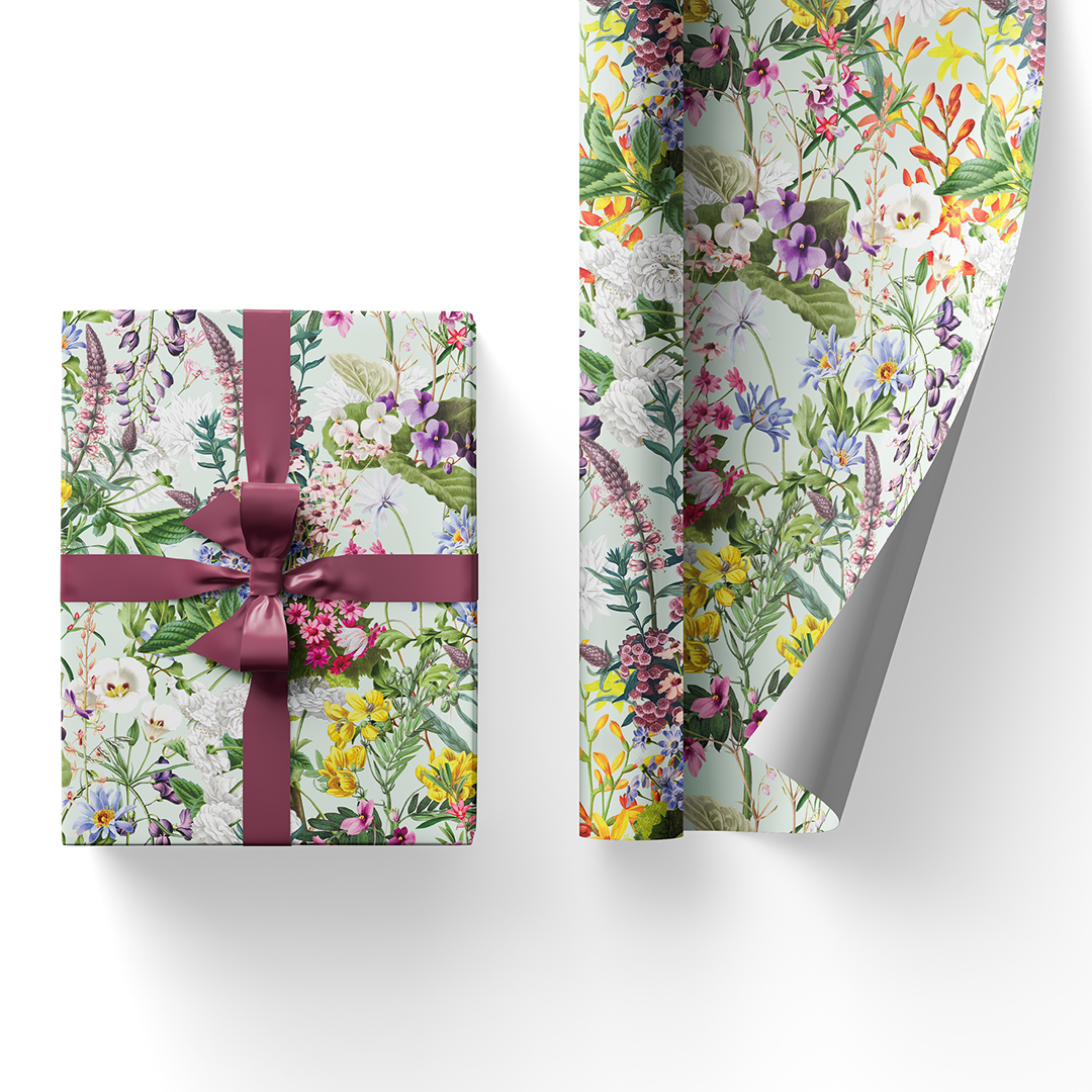 Summer Flowers Wrapping Paper – Micheline