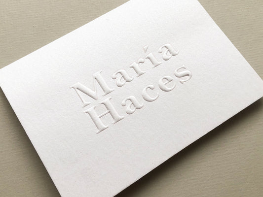 LUXE EMBOSSED CARD