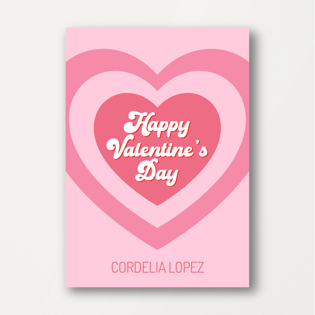 TARJETA RETRO SAN VALENTINE