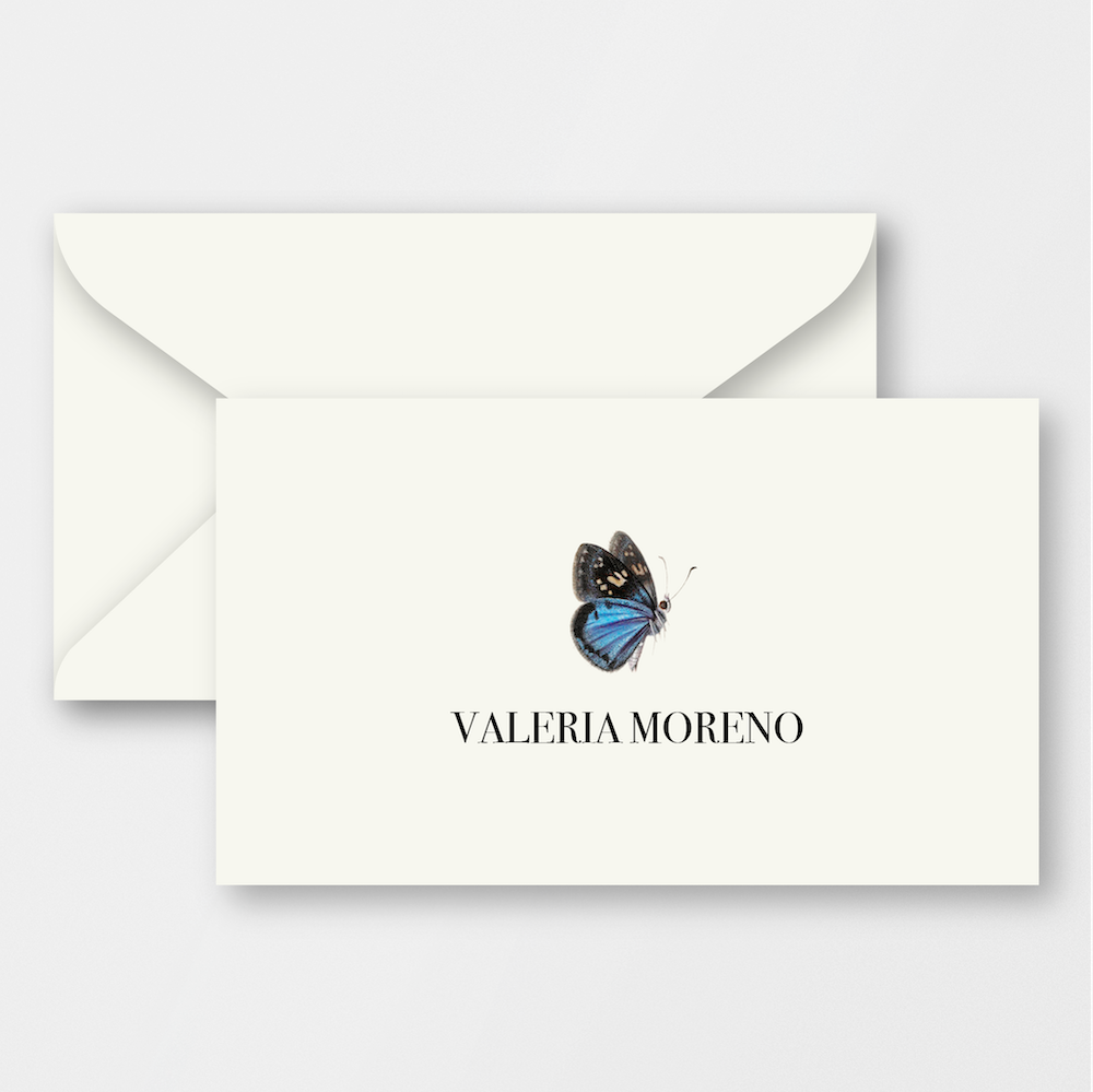Blue Butterfly Envelope