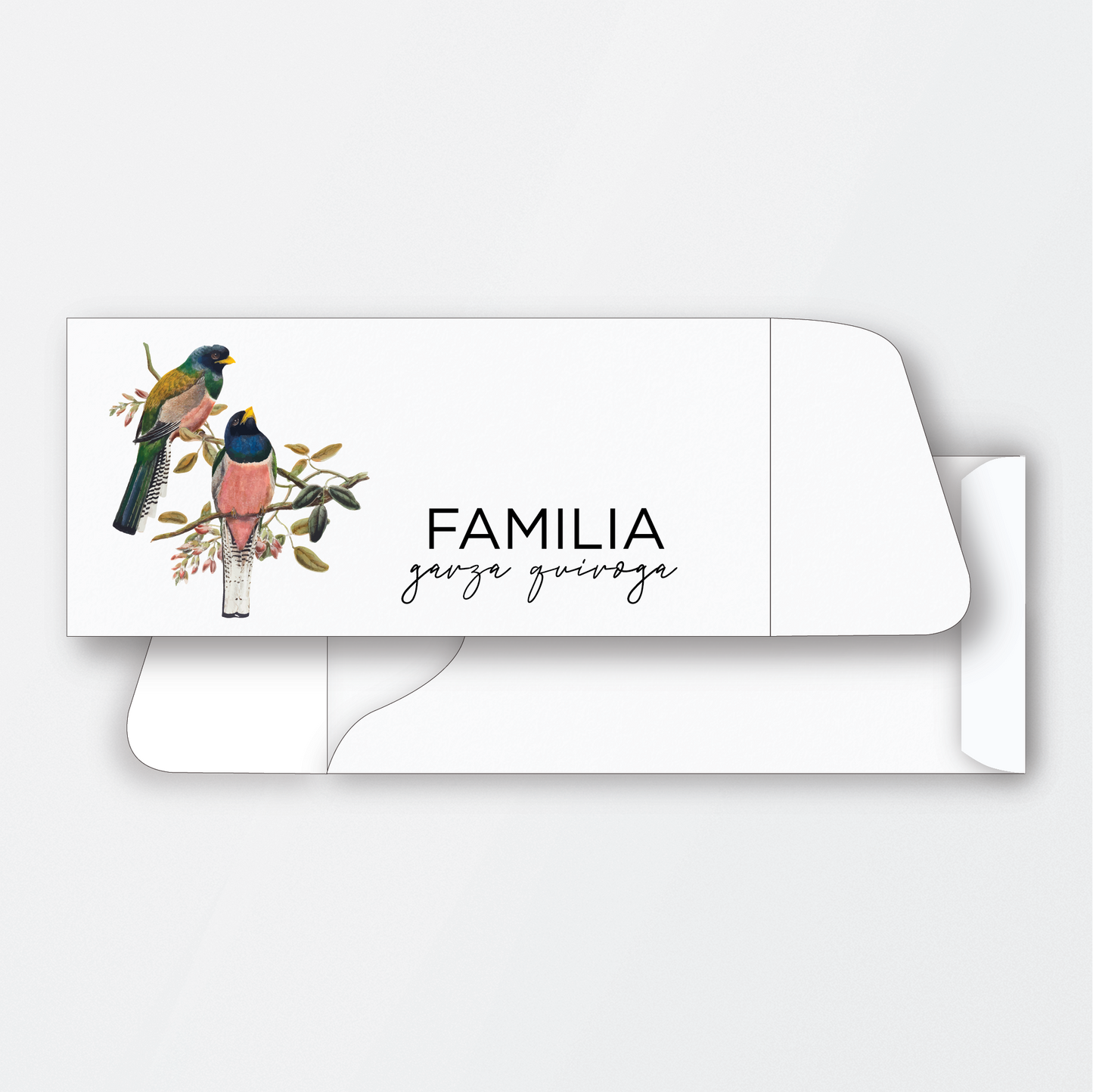 BILLETERO PAJAROS COLORIDO