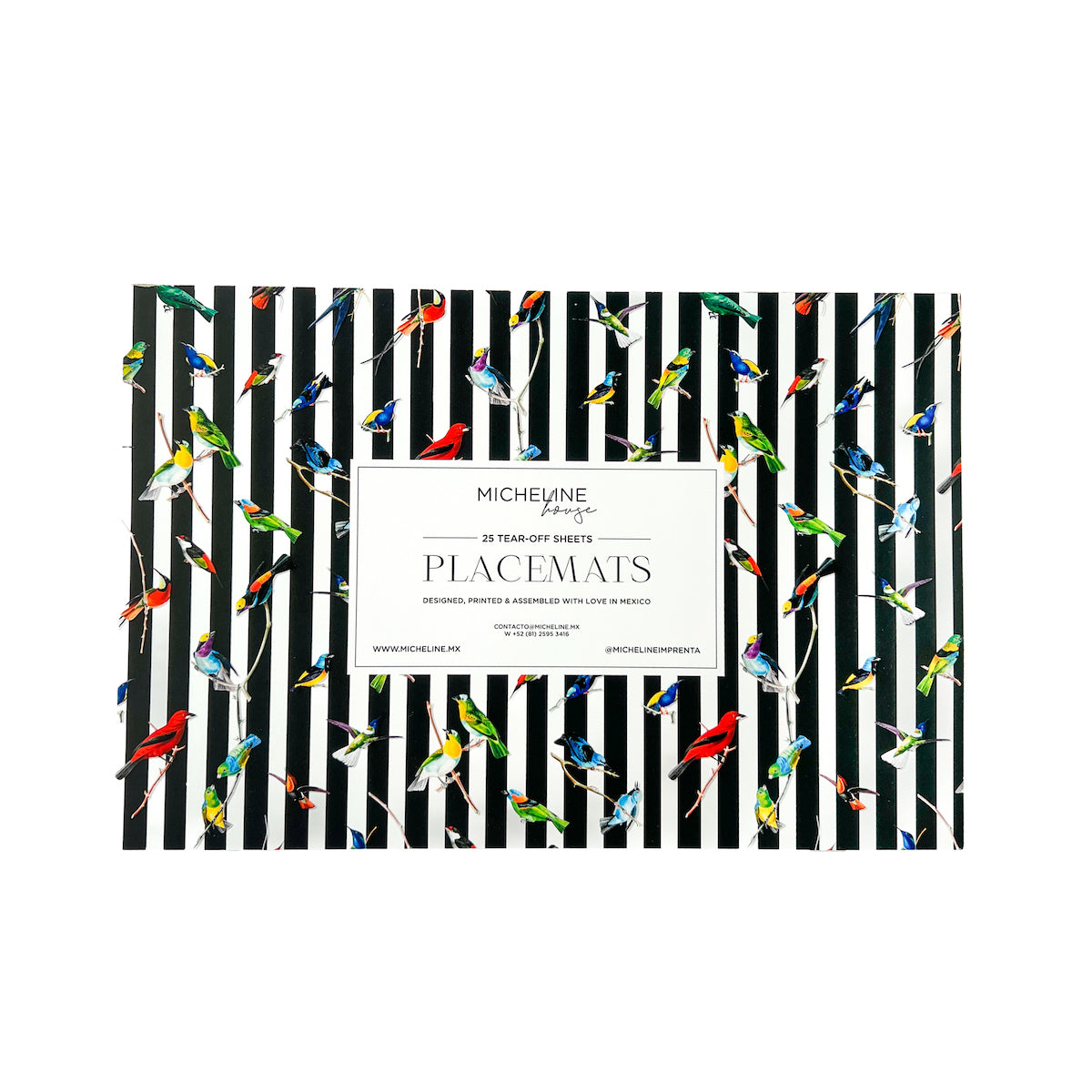 Exotic Birds Paper Placemats