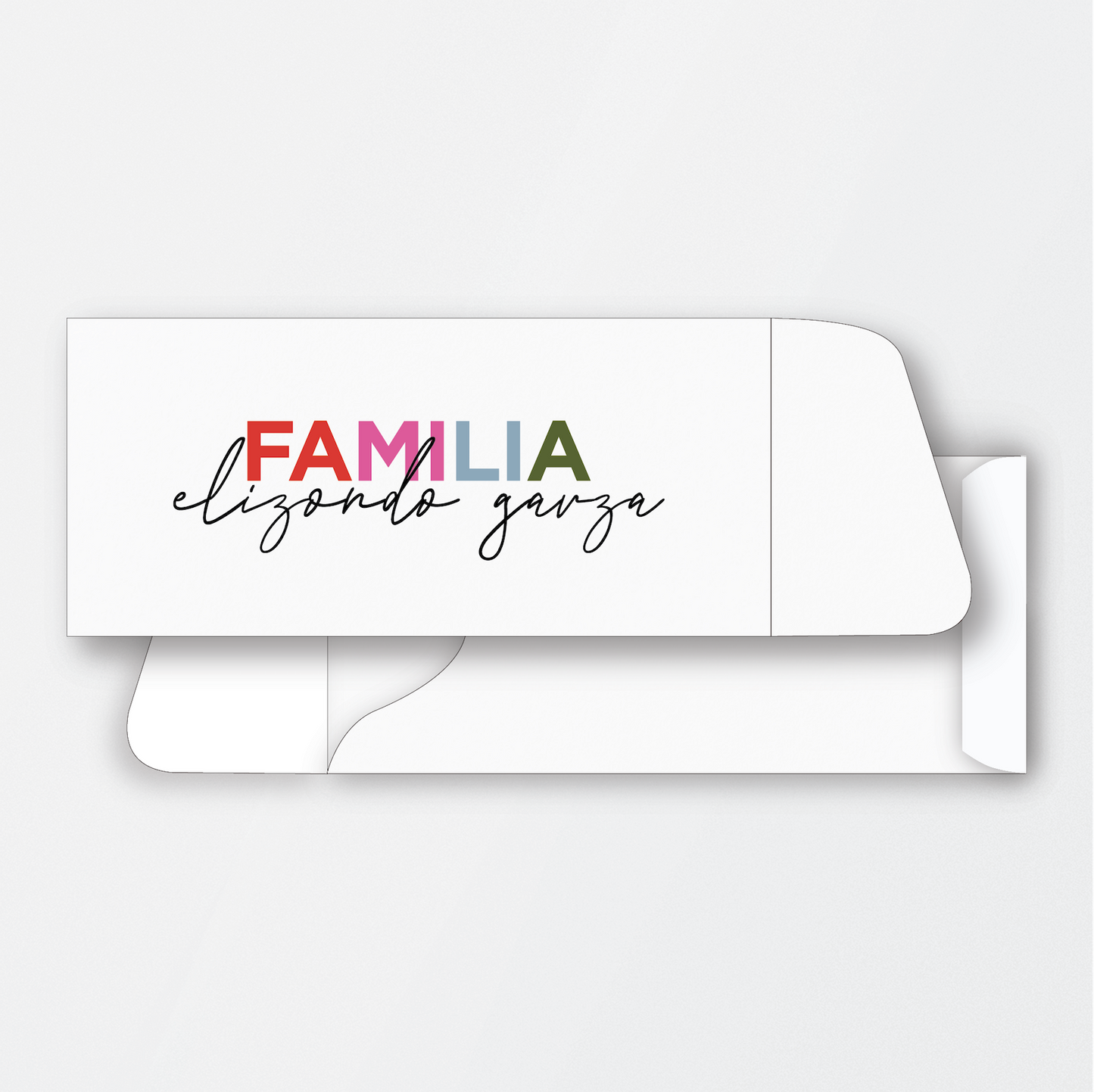 Colored Letters Money Holder
