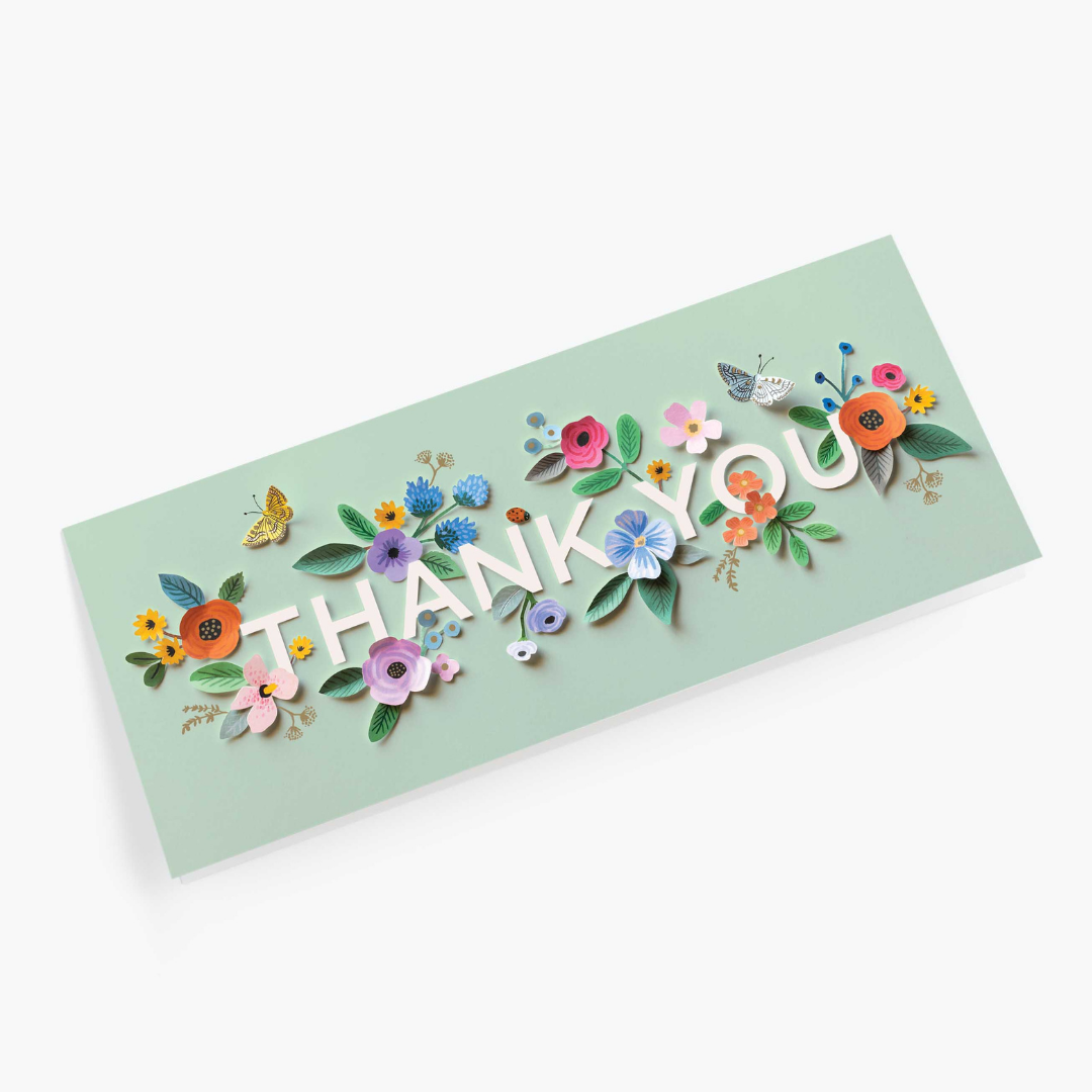 Cortar Papel Gracias No.10 Tarjeta