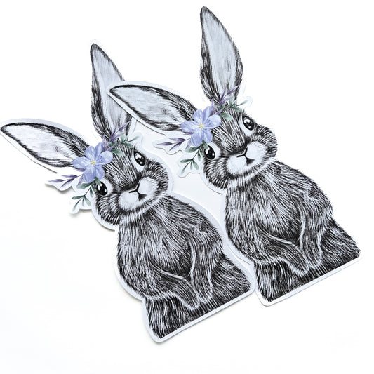 CONEJOS PASCUA BLANCO & NEGRO
