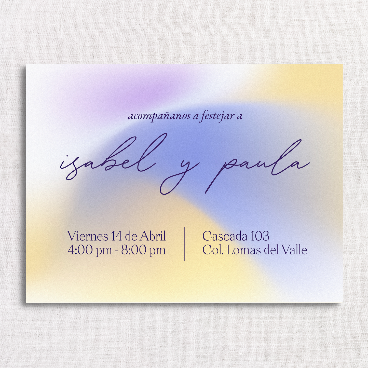 INVITACION DEGRADADO