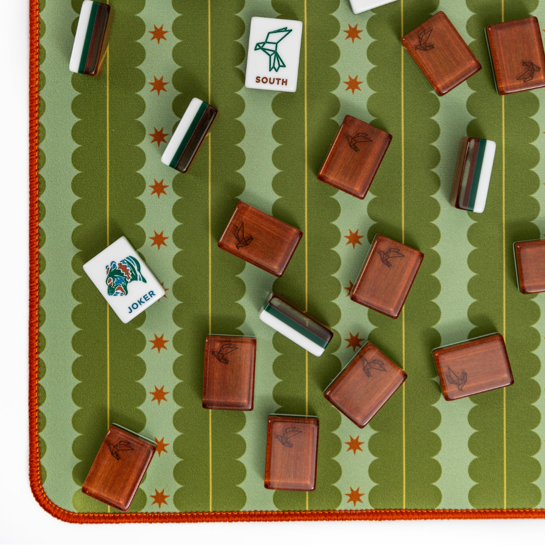 Fall Simply Scalloped Neoprene Mahjong Mat