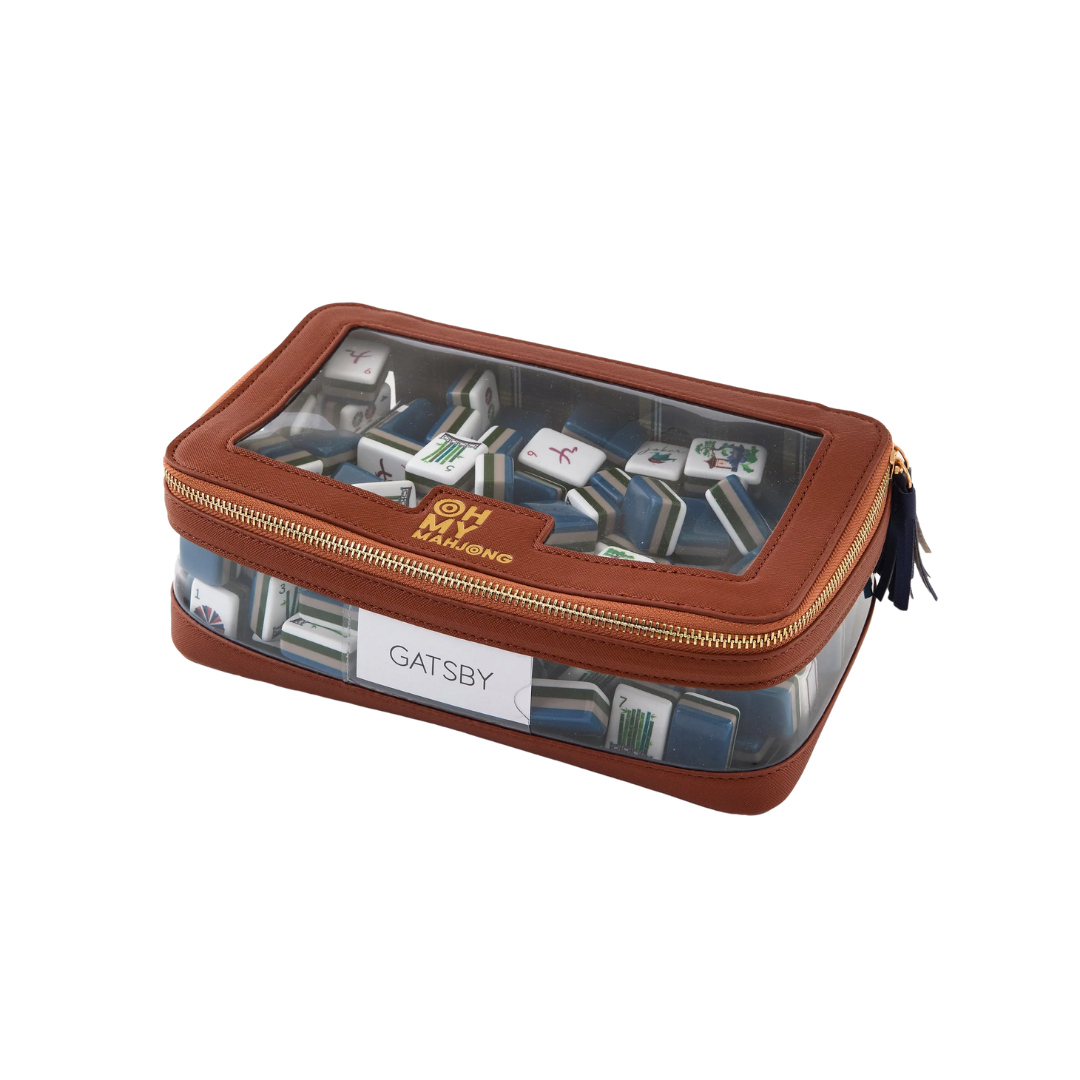 Cognac Tile Storage Bag