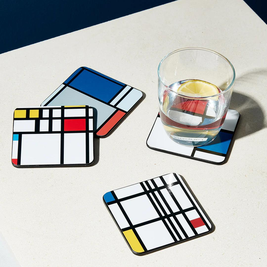 Mondrian Coasters