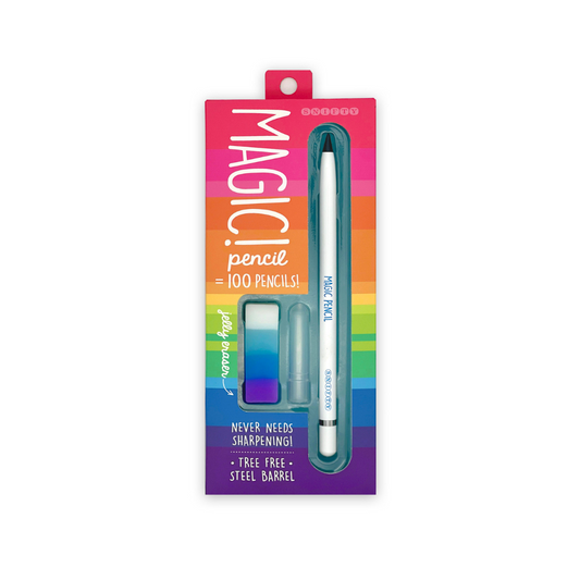 Magic Pencil & Eraser Set - White