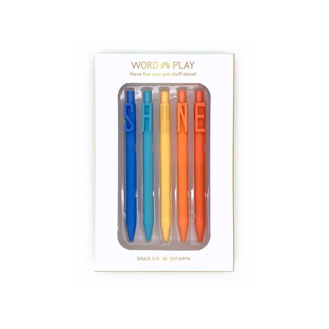 Word Play Pen Set - Shine