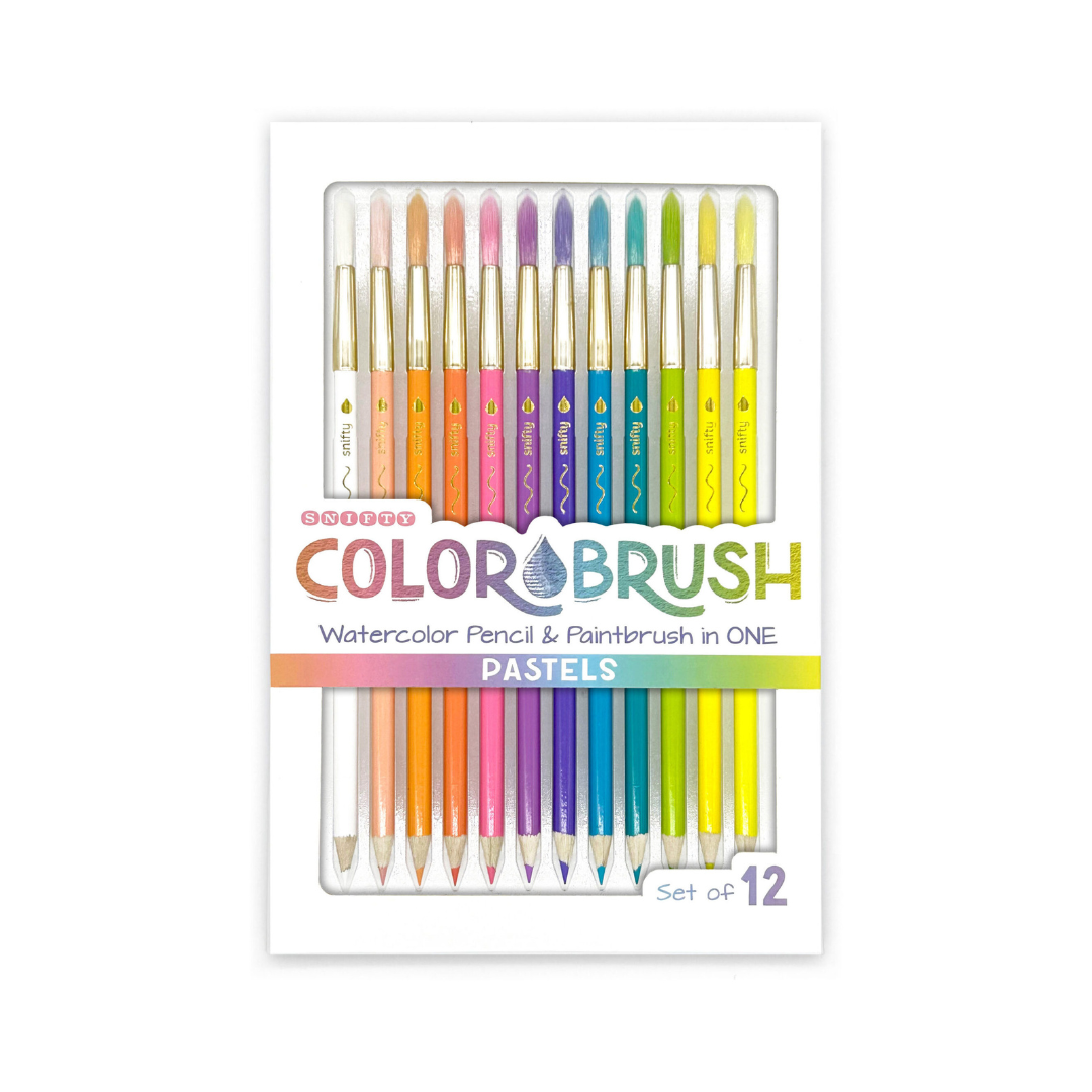 Colorbrush Pastel Watercolor Pencil & Paintbrush Set