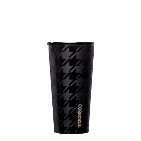 Tumbler - 16oz Onyx Houndstooth