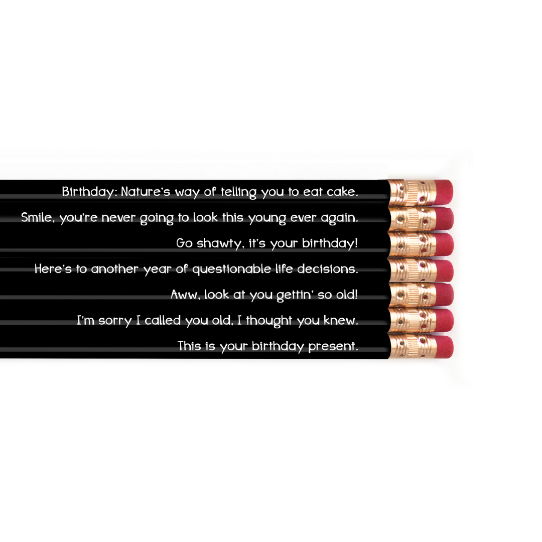 Happy Birthday Pencils