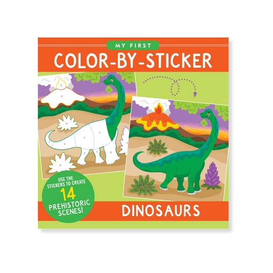 First Colorby Sticker Dinosaurs
