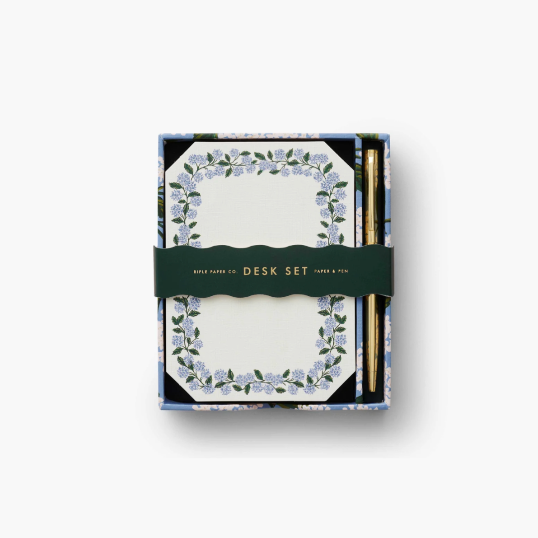 Hydrangea Note Writing Set