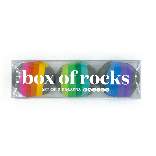 Erasers Box of Rocks