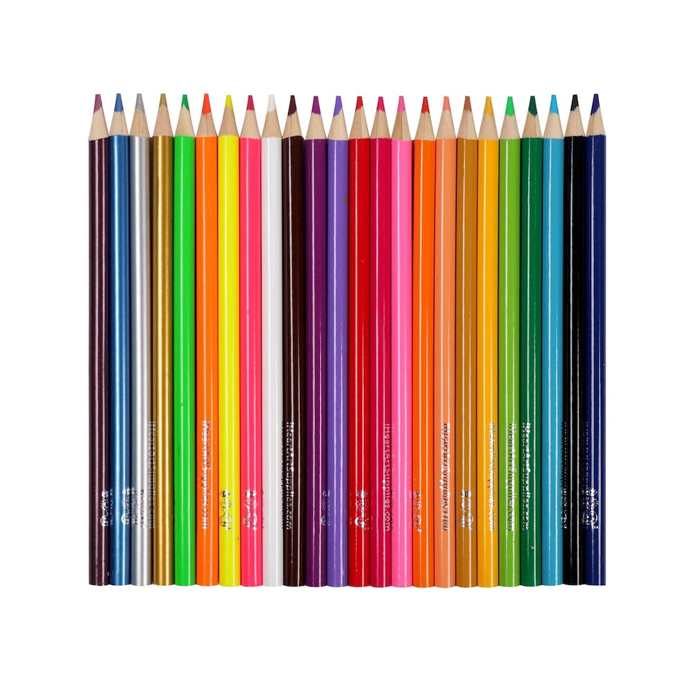 24 Colored pencils