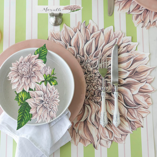 Die Cut Dahlia Placemats