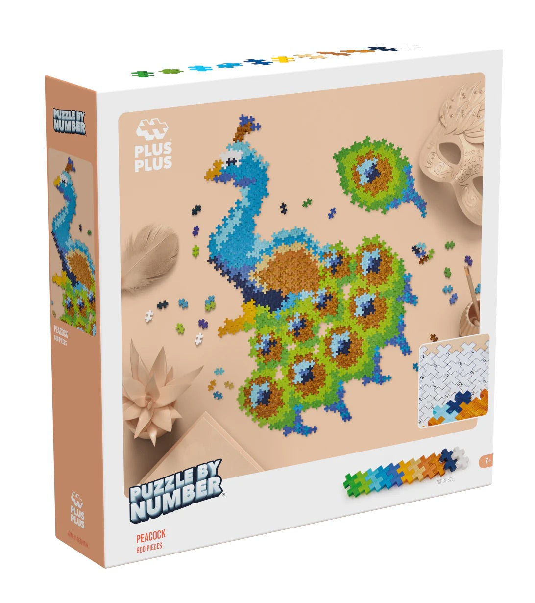 Puzzle by Number - 800 pc Peacock