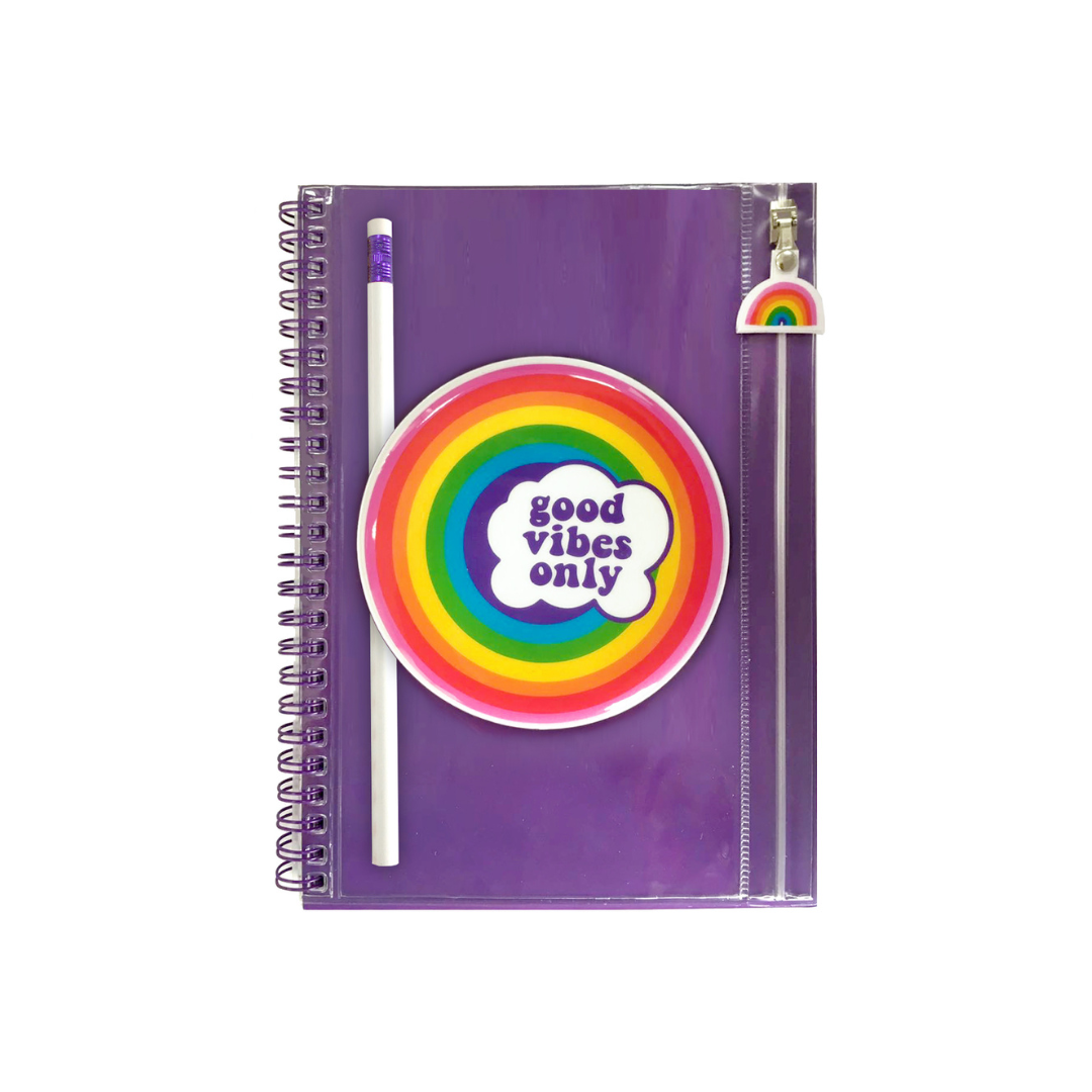 Good Vibes Only Pencil Pouch Journal