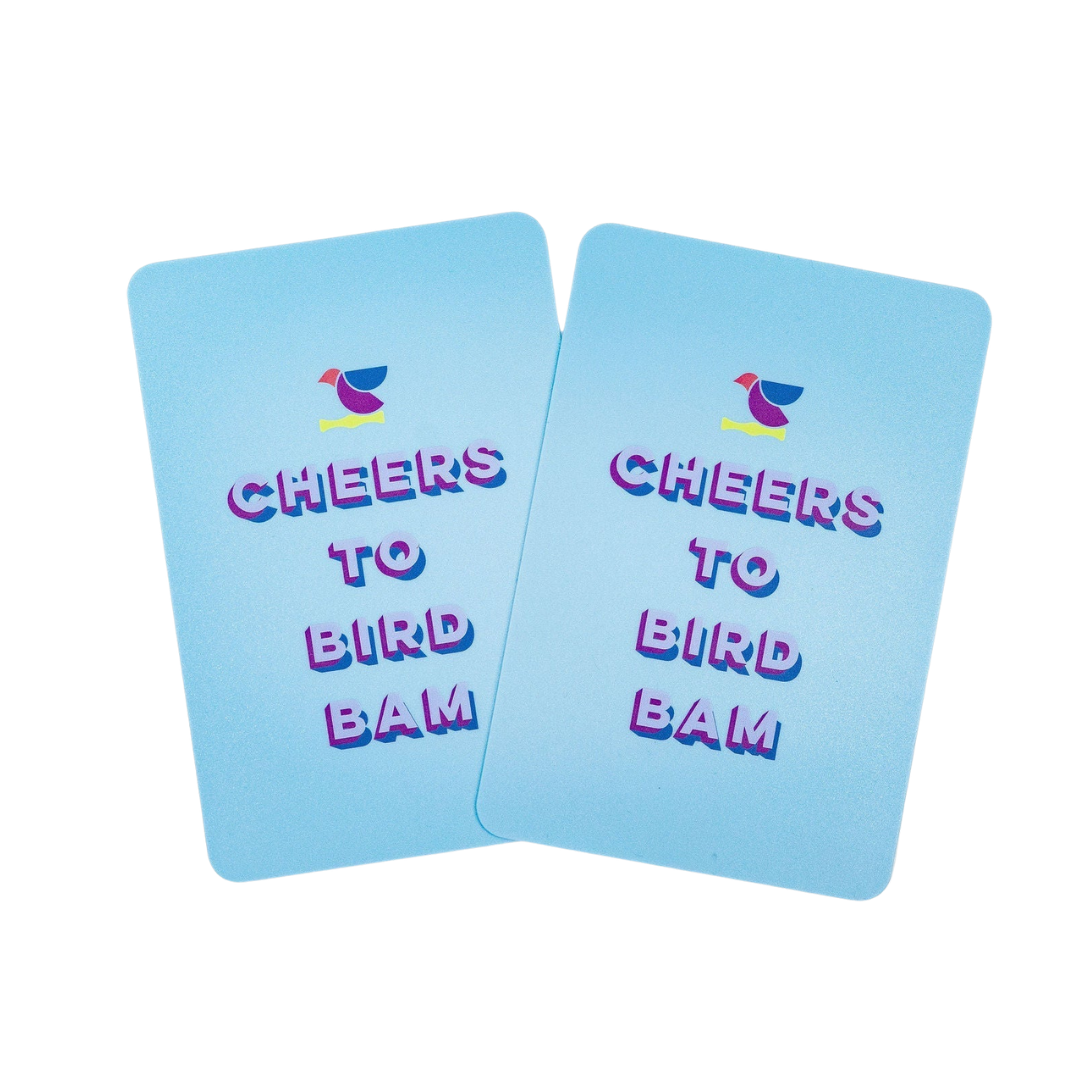 Cheers to Bird Bam - Blue