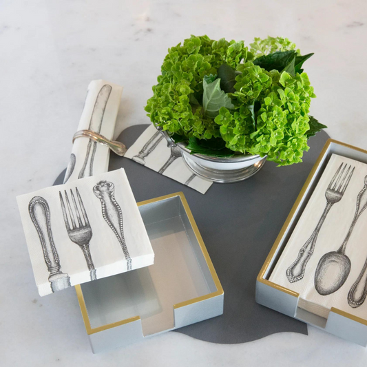 Classic Cutlery Cocktail Napkin