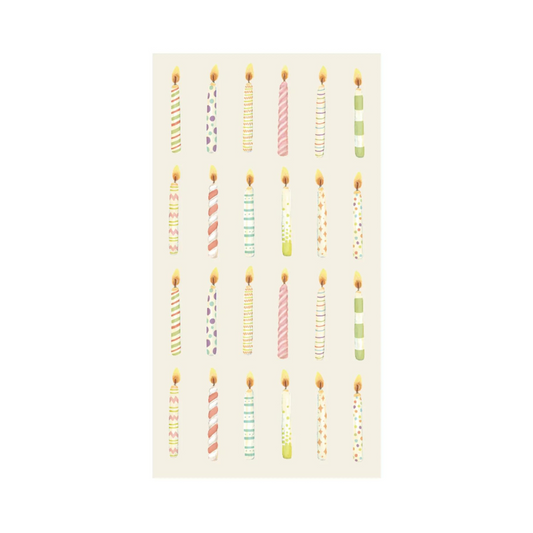 Birthday Candles Guest Napkins