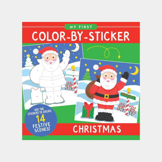 My First Color-by-Sticker Book - Christmas