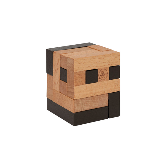 Wood Letter Block Puzzle Cube