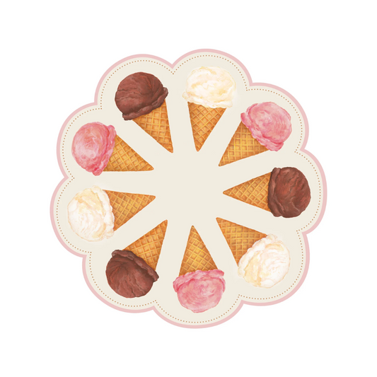 Die-cut Ice cream Placemat