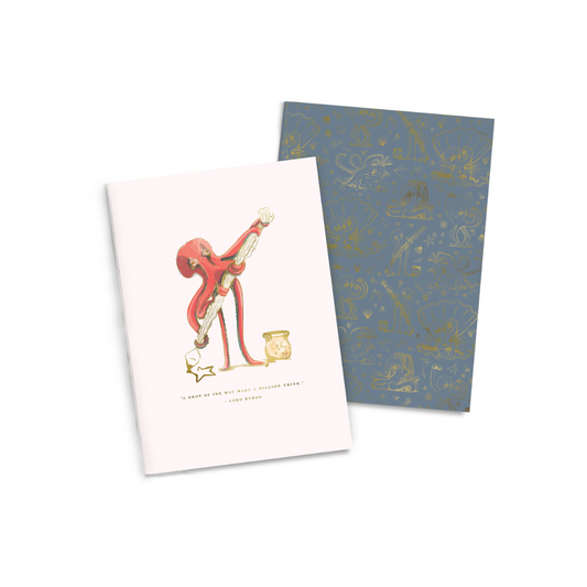 Inky Octopus Notebook Duo