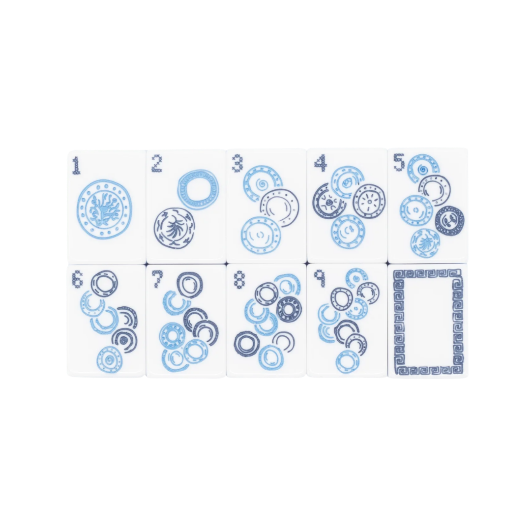 Miss Darling Cameo Blue Tiles - Miss Mahjong