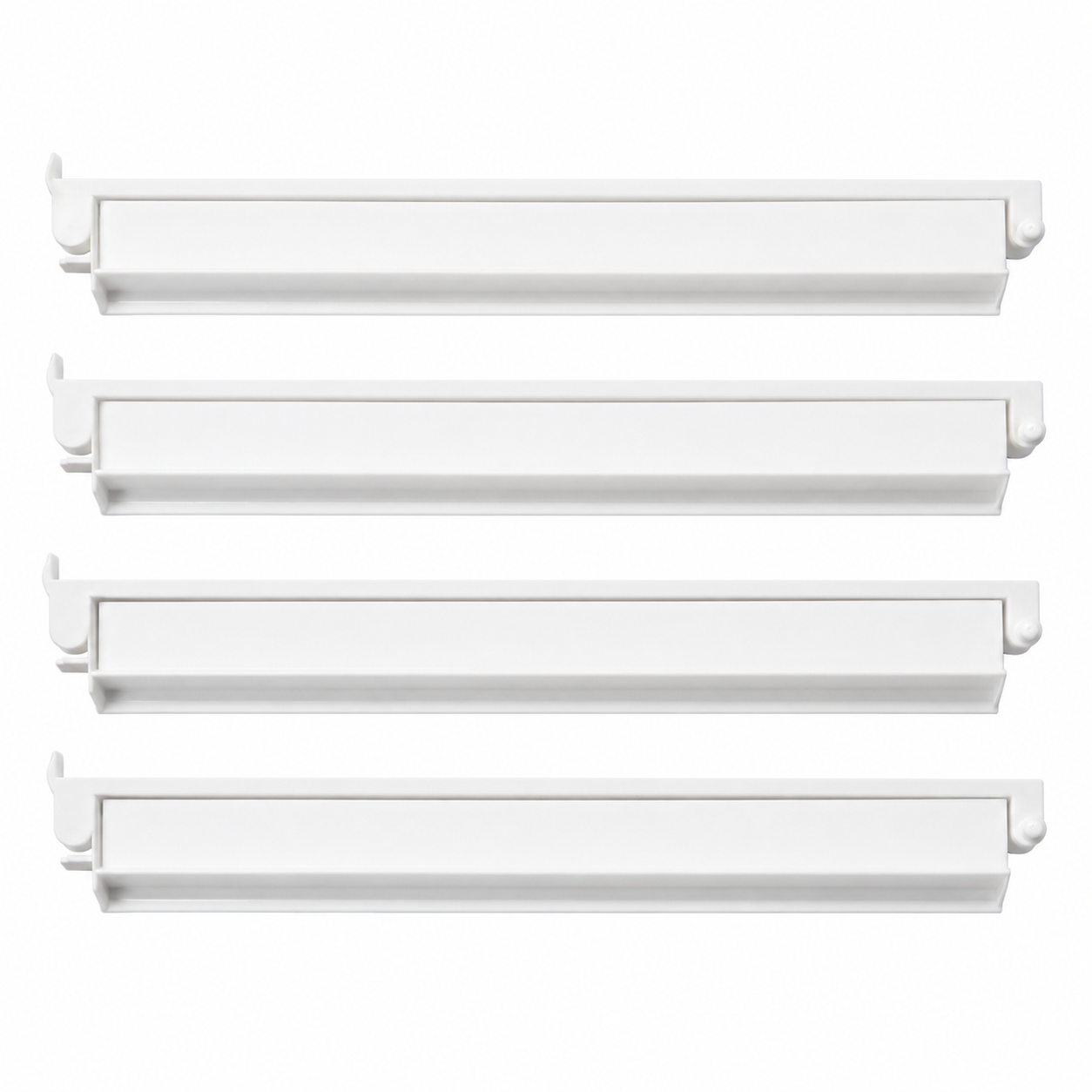 White Mahjoy Racks Set of 4