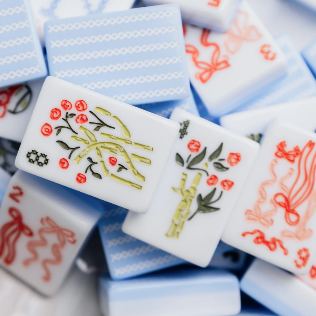 Miss Darling Cameo Blue Tiles - Miss Mahjong