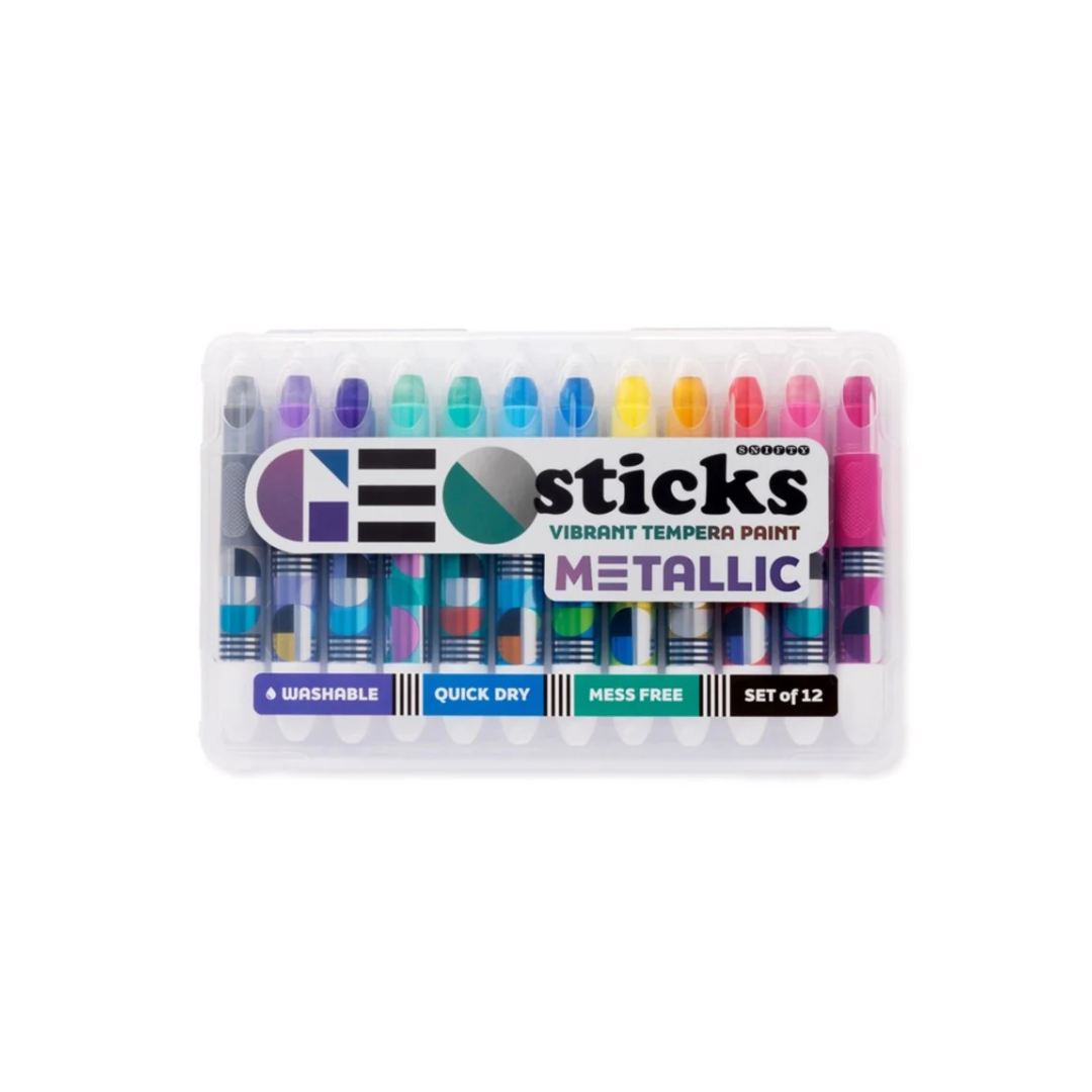 Metallic Geo Sticks