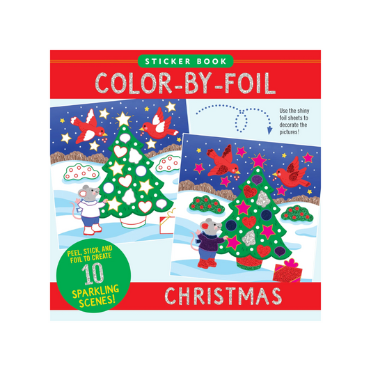 Color-By-Foil Sticker Book -- Christmas