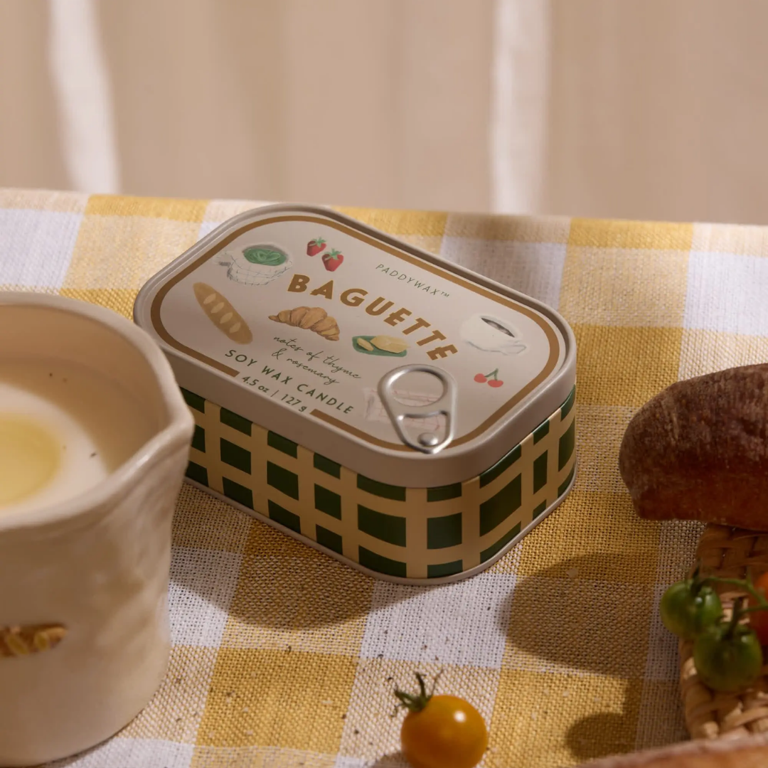 Bistro 4.5 oz Tin Candle - Baguette
