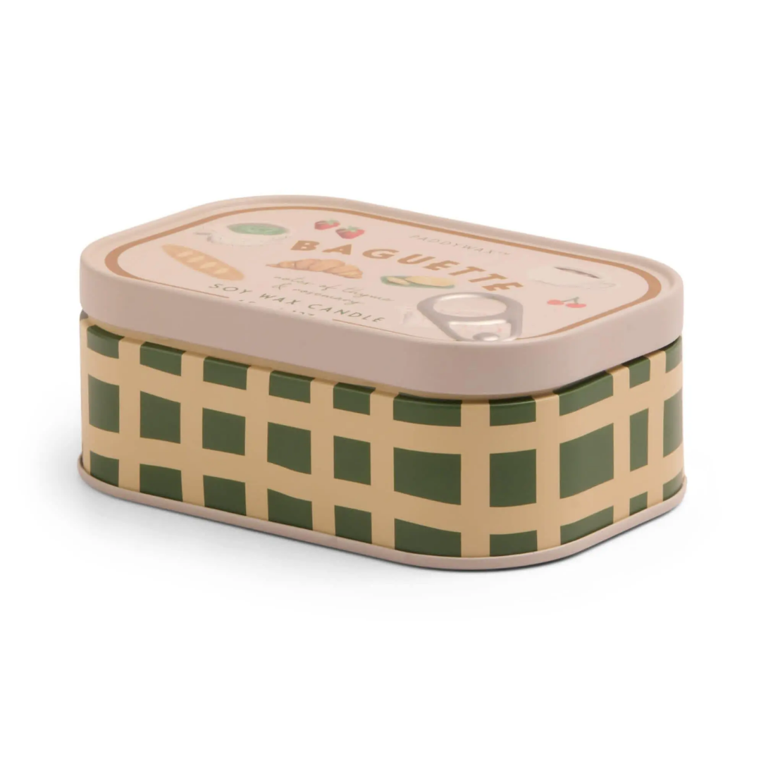 Bistro 4.5 oz Tin Candle - Baguette