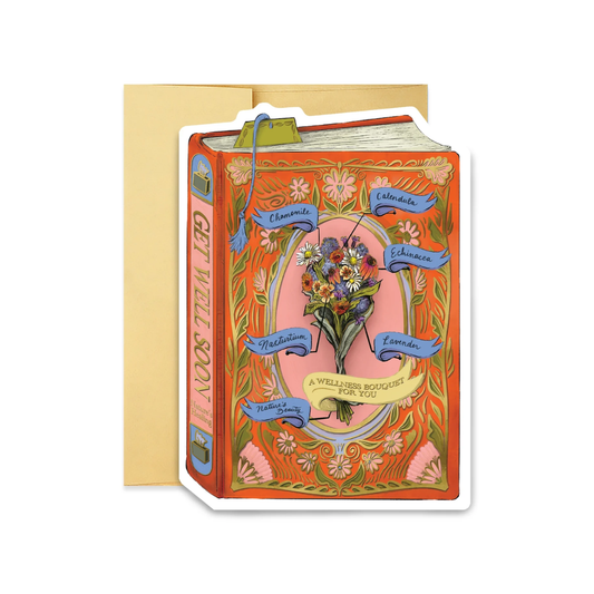 Get Well Bouquet Book Cover Card