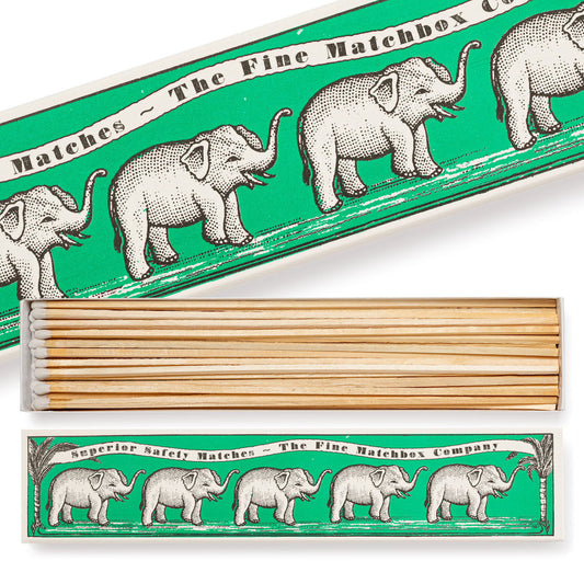 Match Box - Green Elephants