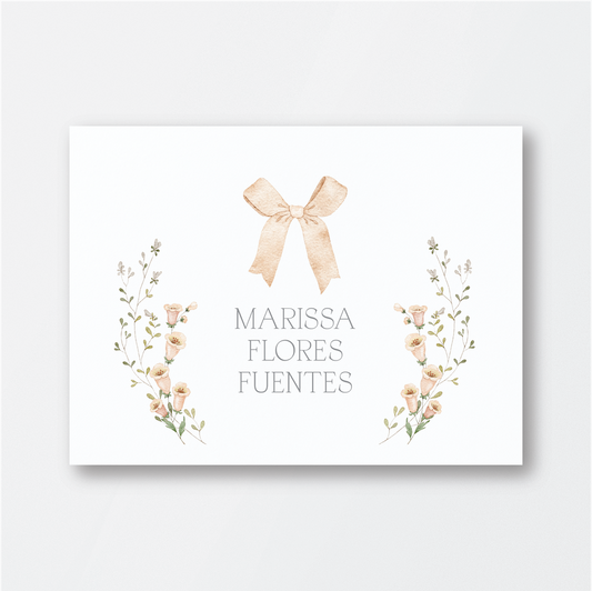 Baby Pink Garden Card