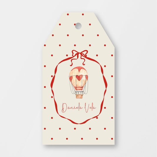 Balloon Ribbon Tag