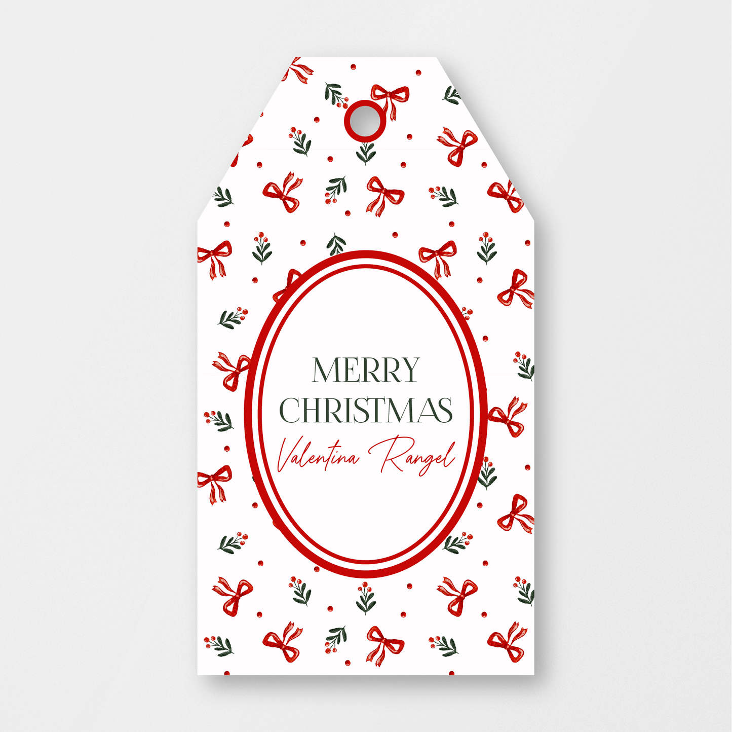 Berry Bows Tag
